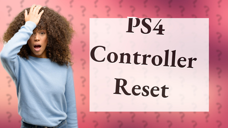 PS4 Controller Reset