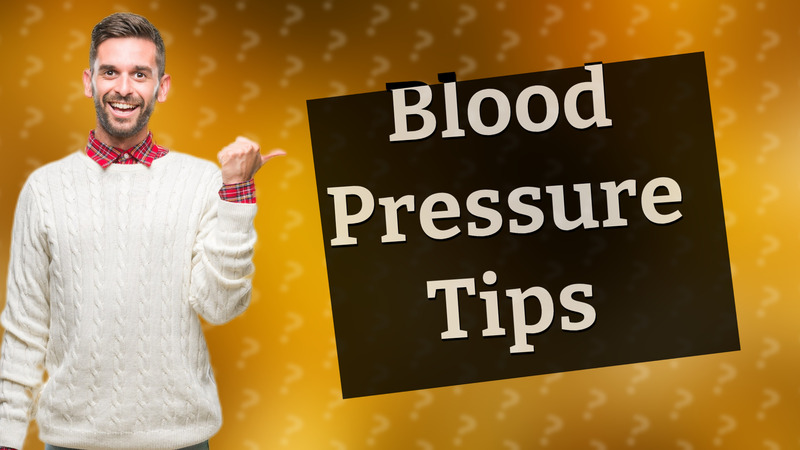 Blood Pressure Tips