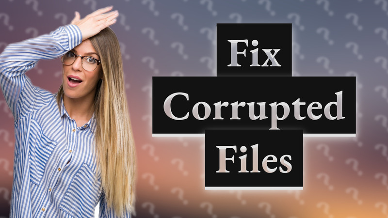 Fix Corrupted Files