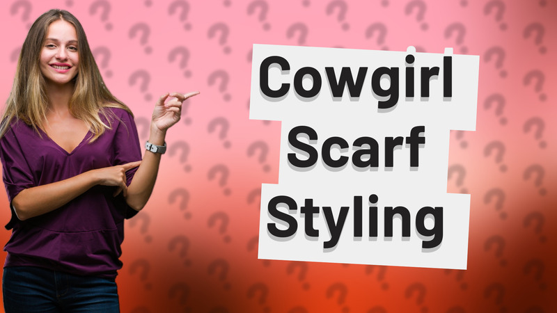 Cowgirl Scarf Styling