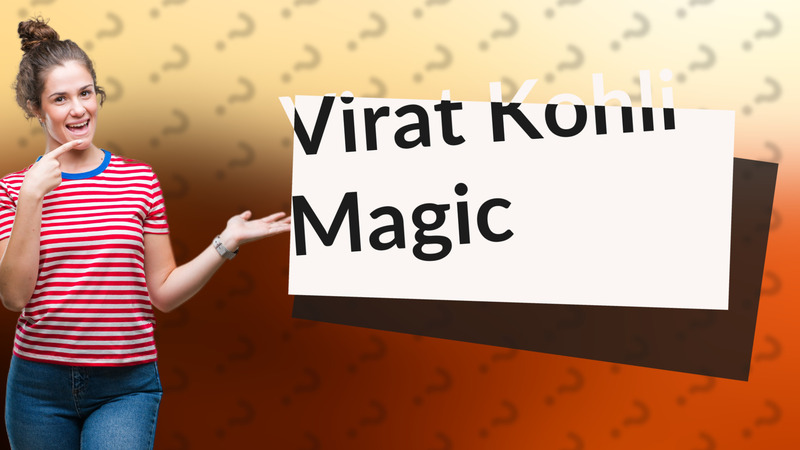 Virat Kohli Magic