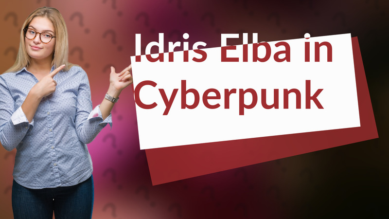 Idris Elba in Cyberpunk