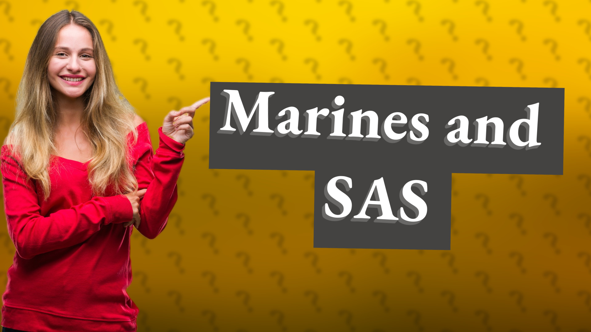 Marines and SAS