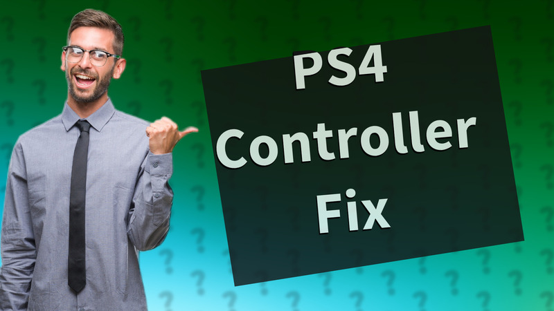 PS4 Controller Fix