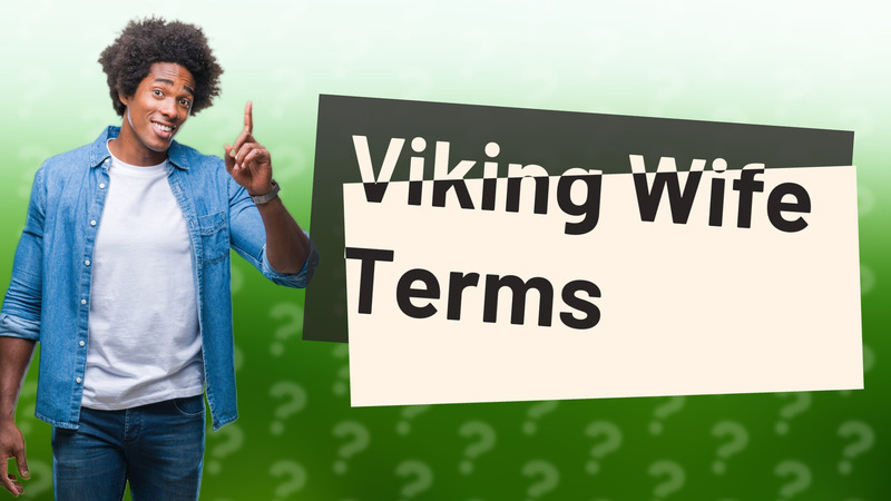 Viking Wife Terms