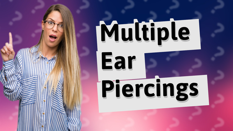 Multiple Ear Piercings