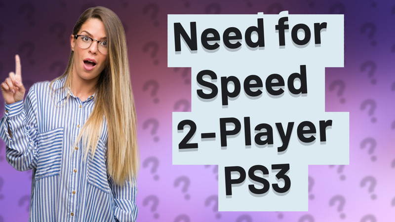 Need for Speed 2-Player PS3