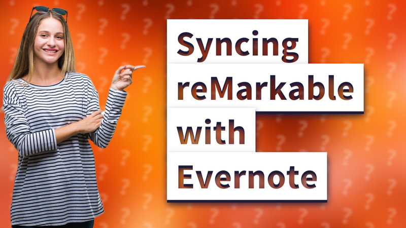 Syncing reMarkable with Evernote