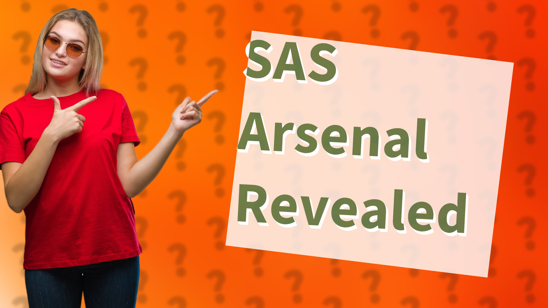 SAS Arsenal Revealed