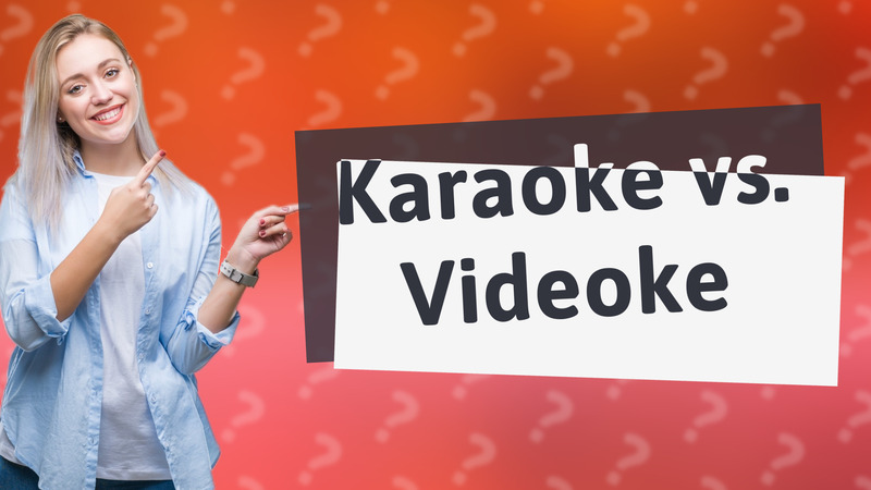 Karaoke vs. Videoke