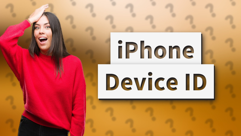 iPhone Device ID