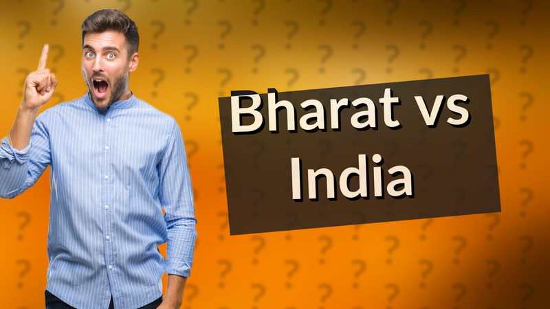 Bharat vs India