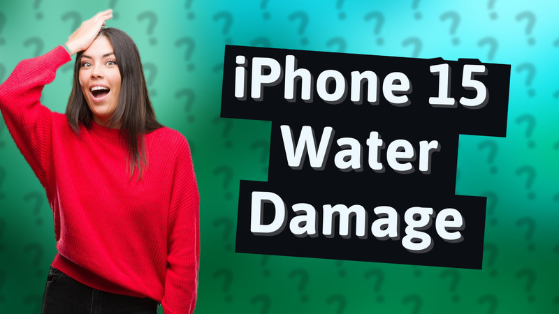 iPhone 15 Water Damage