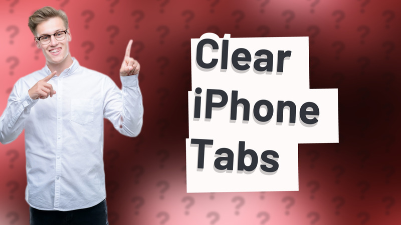 Clear iPhone Tabs