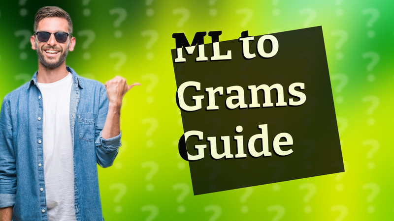 ML to Grams Guide