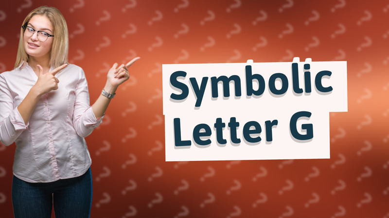 Symbolic Letter G