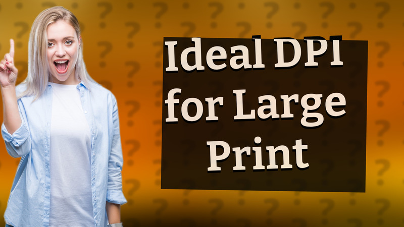 Ideal DPI for Large Print
