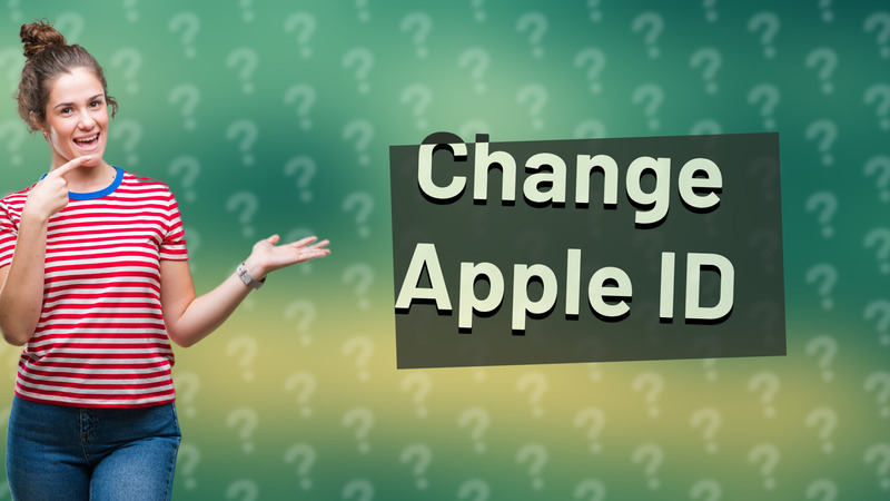 Change Apple ID