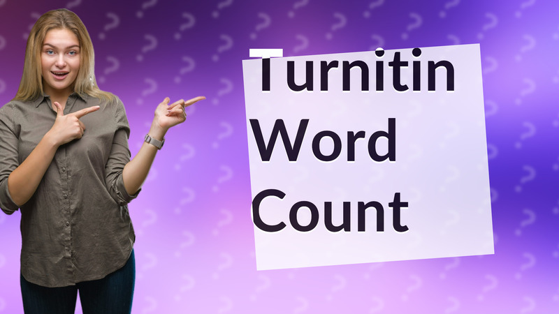 Turnitin Word Count