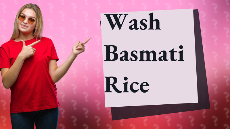Wash Basmati Rice