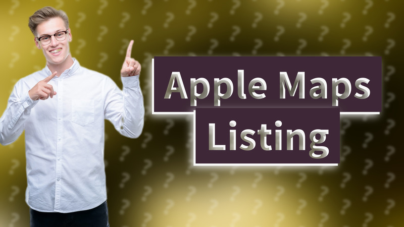 Apple Maps Listing