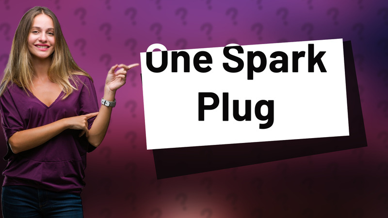 One Spark Plug