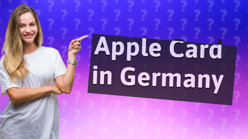 Apple Card in Germany