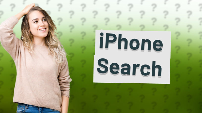 iPhone Search