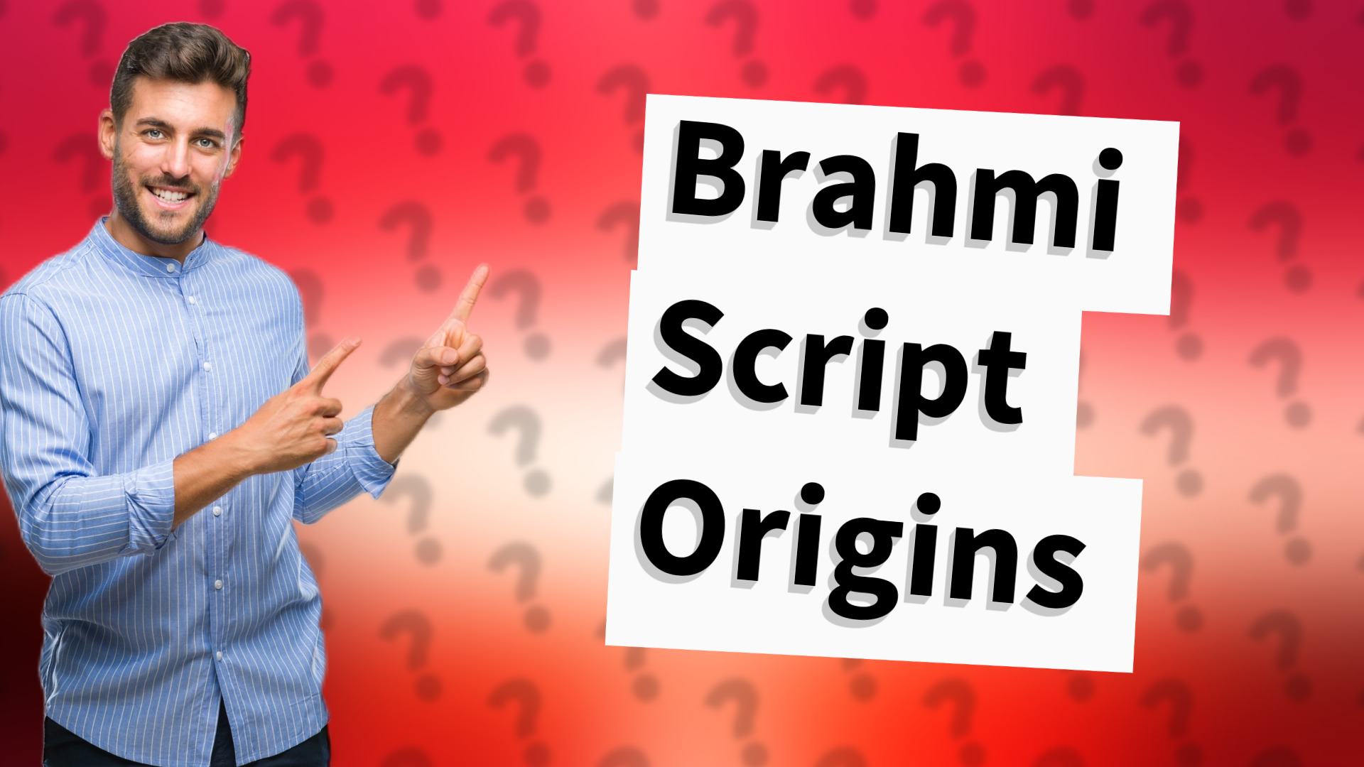 Brahmi Script Origins