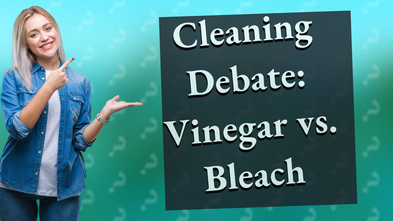 Cleaning Debate: Vinegar vs. Bleach