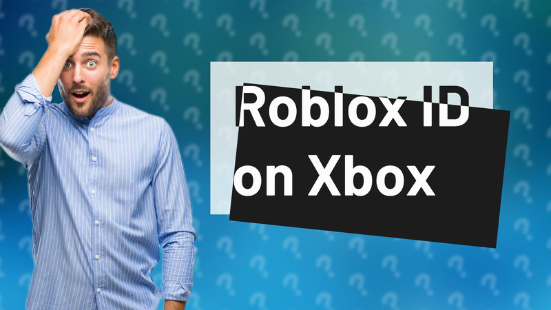 Roblox ID on Xbox