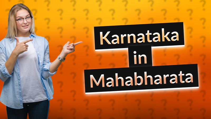 Karnataka in Mahabharata