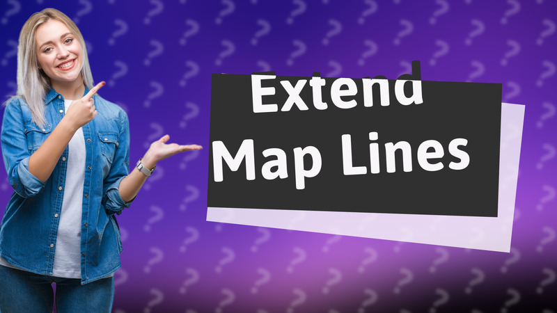 Extend Map Lines