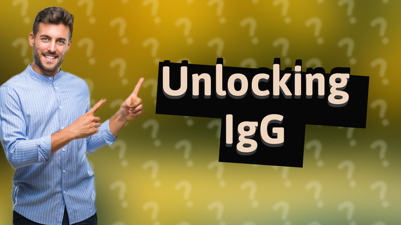 Unlocking IgG