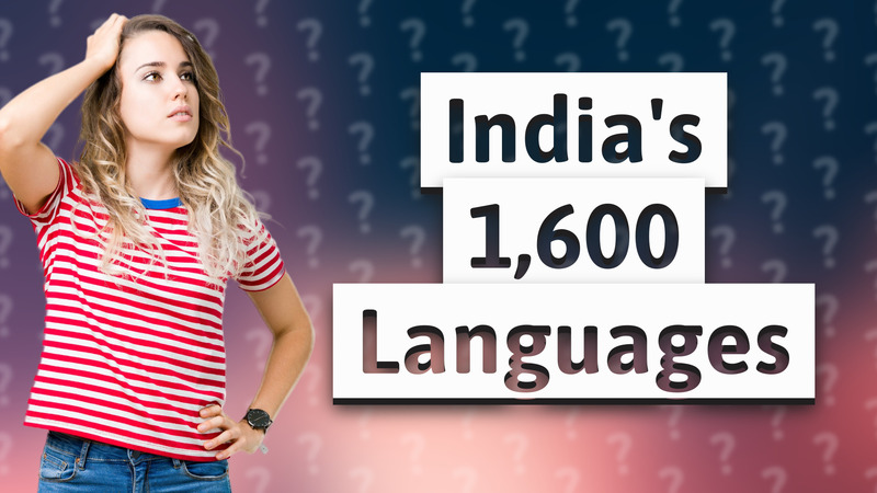 India's 1,600 Languages