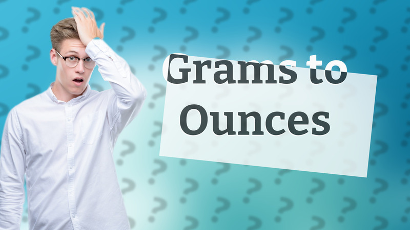 Grams to Ounces
