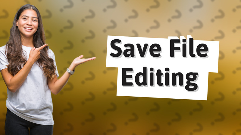 Save File Editing