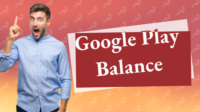 Google Play Balance