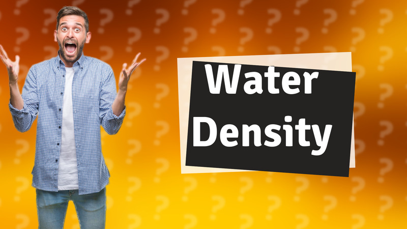 Water Density