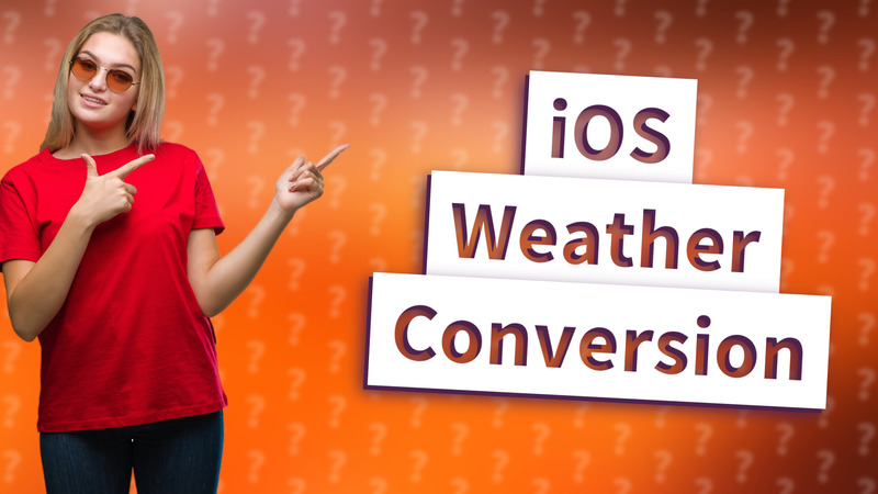 iOS Weather Conversion