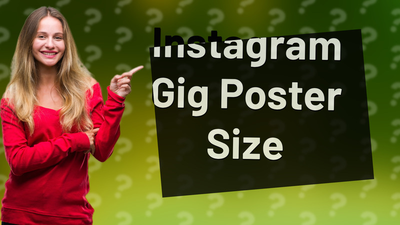 Instagram Gig Poster Size