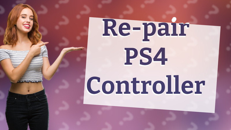 Re-pair PS4 Controller