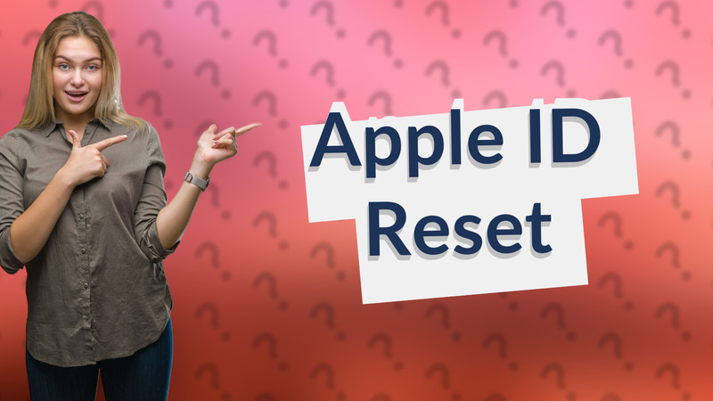 Apple ID Reset