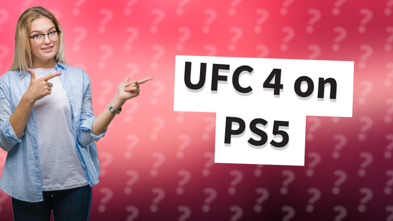 UFC 4 on PS5