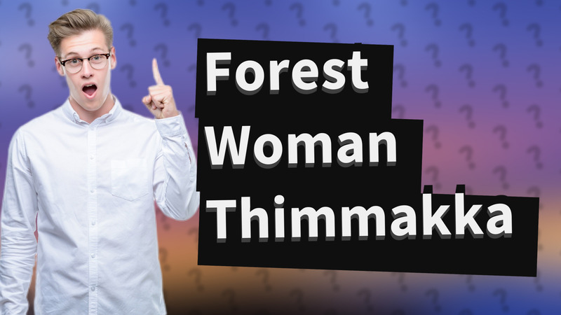 Forest Woman Thimmakka