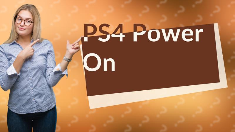 PS4 Power On