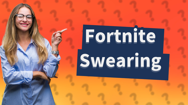 Fortnite Swearing