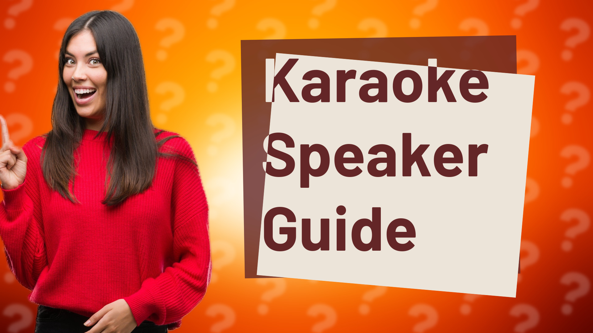 Karaoke Speaker Guide