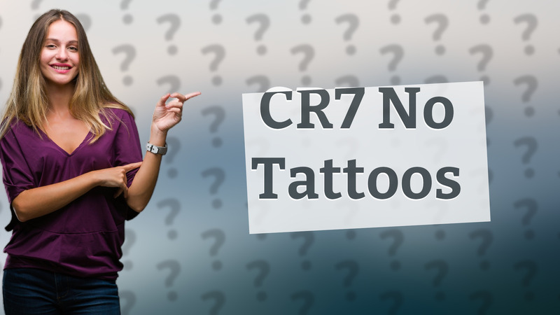 CR7 No Tattoos