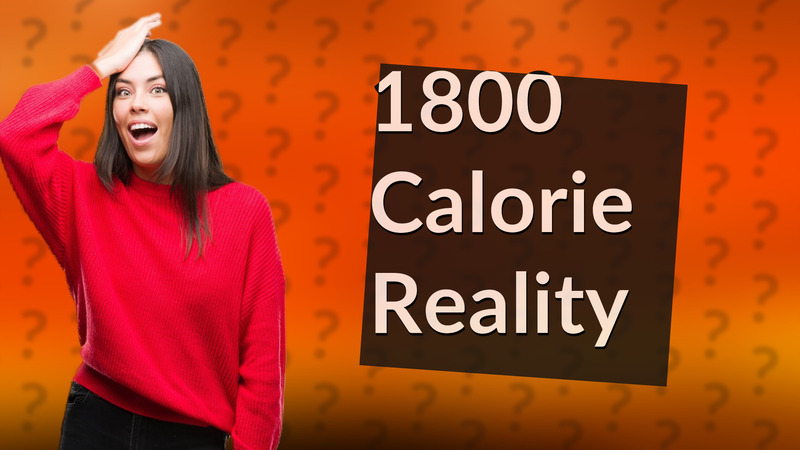 1800 Calorie Reality